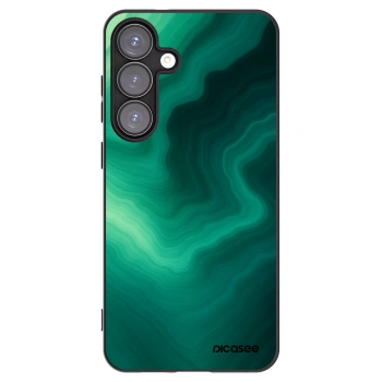 Picasee silikonowe czarne etui na Samsung Galaxy S25+ 5G - Malachite