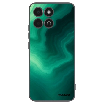 Picasee silikonowe czarne etui na Honor 200 Smart 5G - Malachite