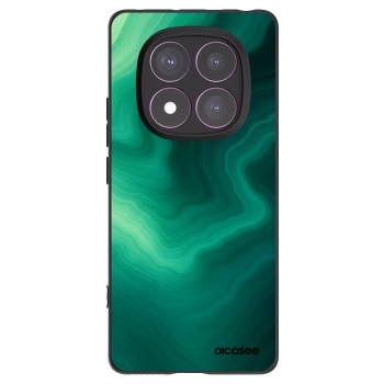 Picasee silikonowe czarne etui na Xiaomi Redmi Note 14 Pro 4G - Malachite