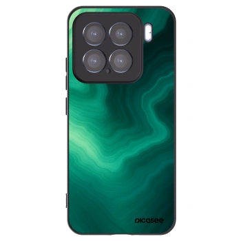 Picasee silikonowe czarne etui na Xiaomi 15 - Malachite