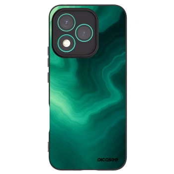 Picasee silikonowe czarne etui na Honor 400 Lite 5G - Malachite