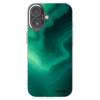 Picasee silikonowe przeźroczyste etui na Apple iPhone 17 - Malachite