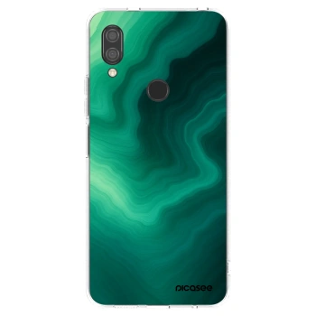 Picasee silikonowe przeźroczyste etui na Xiaomi Redmi 7 - Malachite
