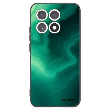 Picasee silikonowe czarne etui na Xiaomi 15T - Malachite