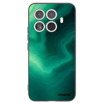 Picasee silikonowe czarne etui na Xiaomi 15T Pro - Malachite