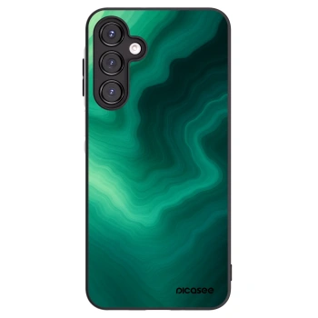 Picasee silikonowe czarne etui na Samsung Galaxy A16 4G - Malachite