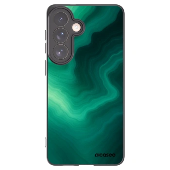 Picasee silikonowe czarne etui na Samsung Galaxy S26+ - Malachite