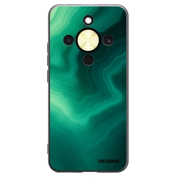 Picasee silikonowe czarne etui na Honor Magic8 Lite 5G - Malachite