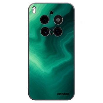 Picasee silikonowe czarne etui na Vivo X300 Pro - Malachite