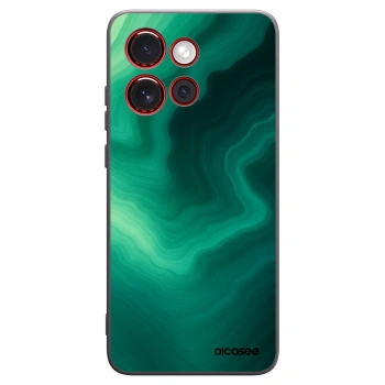 Picasee silikonowe czarne etui na Motorola Edge 60 Neo 5G - Malachite