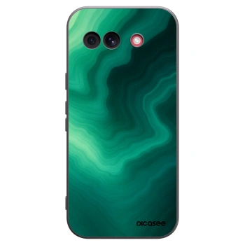 Picasee silikonowe czarne etui na Google Pixel 10a - Malachite