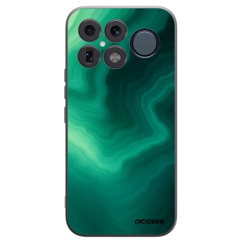 Picasee silikonowe czarne etui na Xiaomi Poco F8 Ultra - Malachite