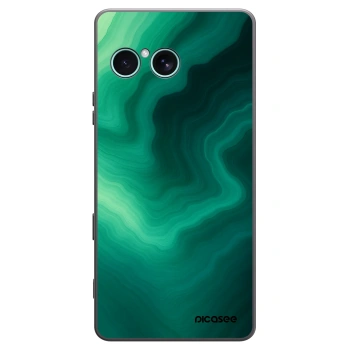 Picasee silikonowe czarne etui na Sony Xperia 10 VII - Malachite