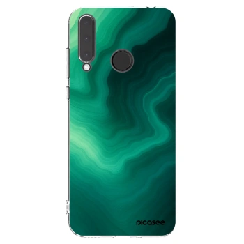 Picasee silikonowe przeźroczyste etui na Honor 20 Lite - Malachite