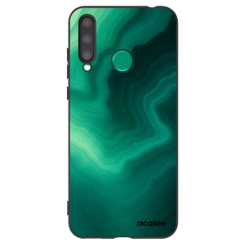 Picasee silikonowe czarne etui na Honor 20 Lite - Malachite