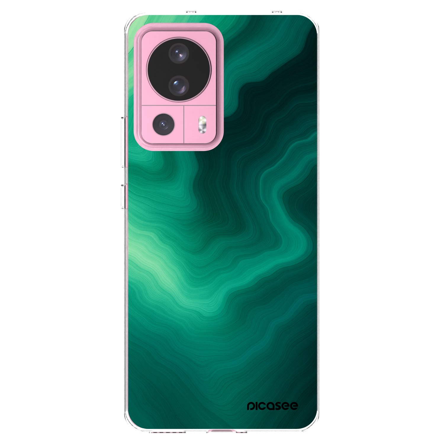 Picasee silikonowe przeźroczyste etui na Xiaomi 13 Lite - Malachite