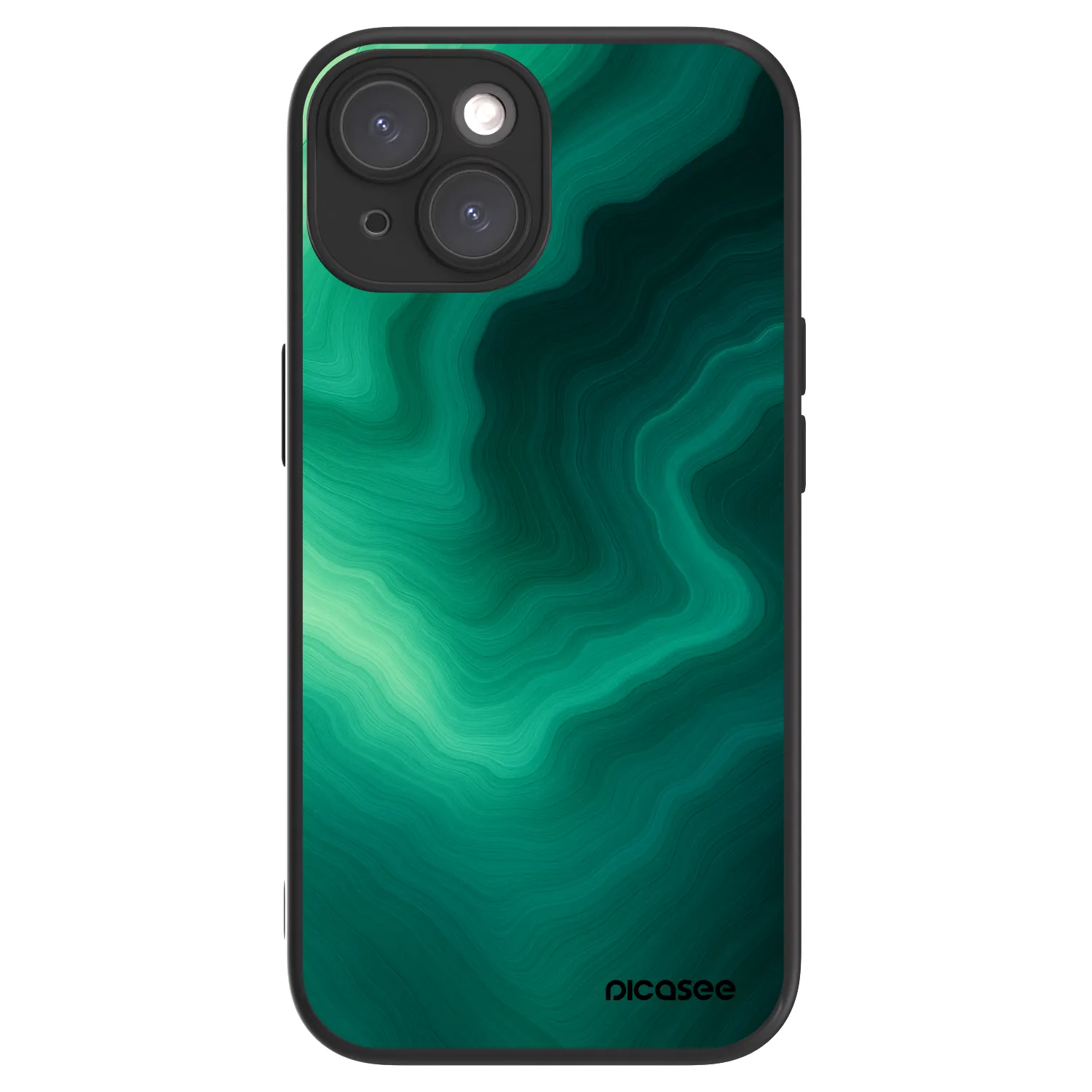 Picasee ULTIMATE CASE MagSafe pro Apple iPhone 15 - Malachite