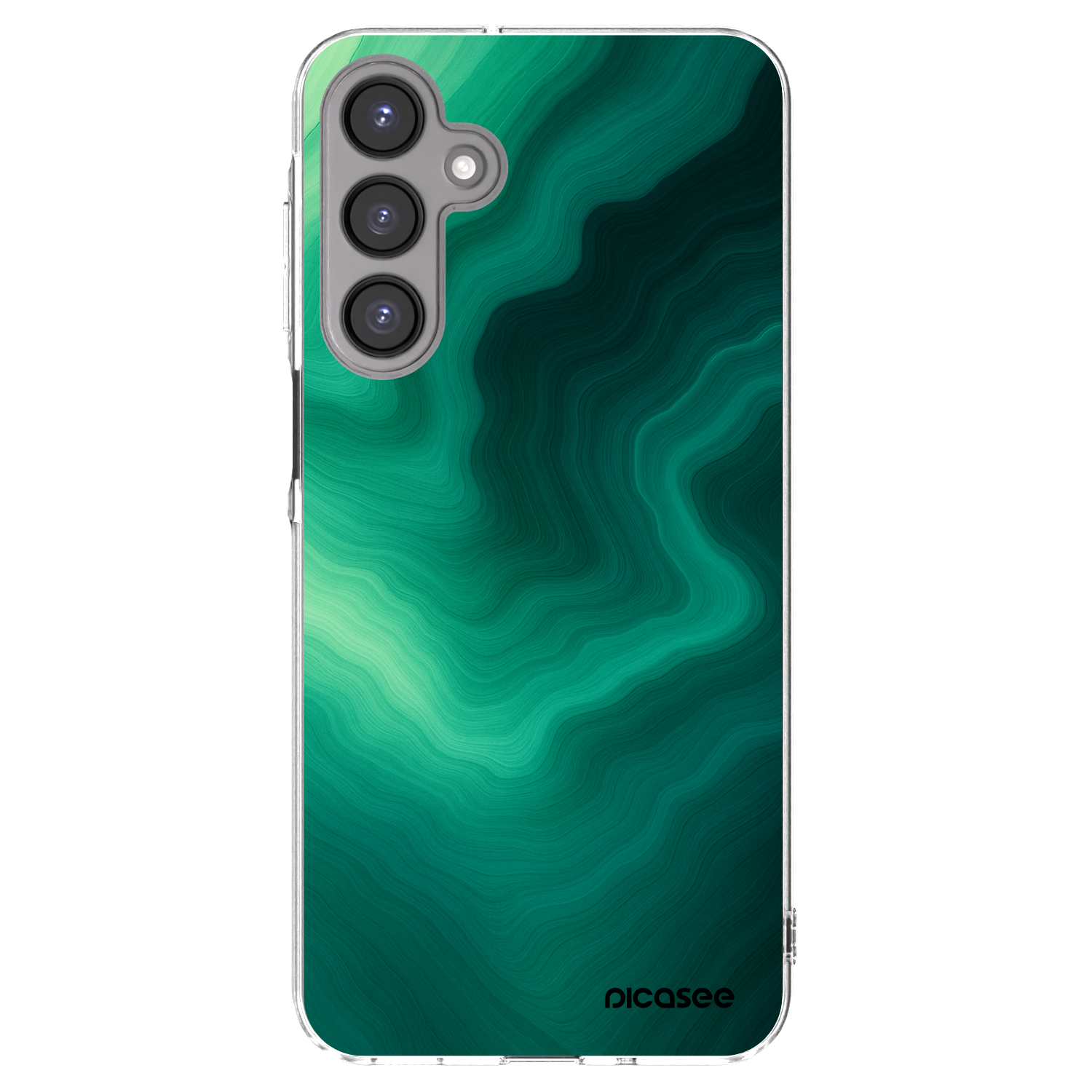 Picasee silikonowe przeźroczyste etui na Samsung Galaxy A16 5G - Malachite