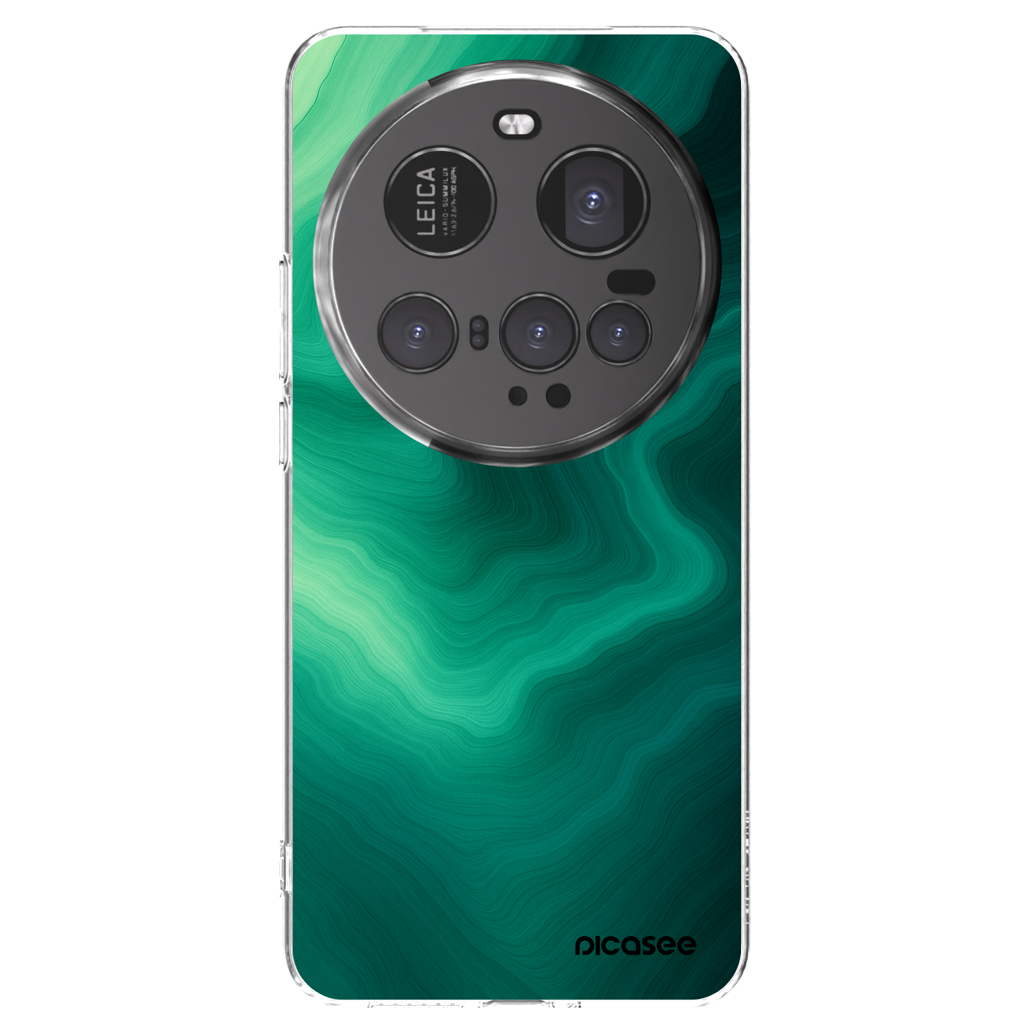 Picasee silikonowe przeźroczyste etui na Xiaomi 15 Ultra - Malachite