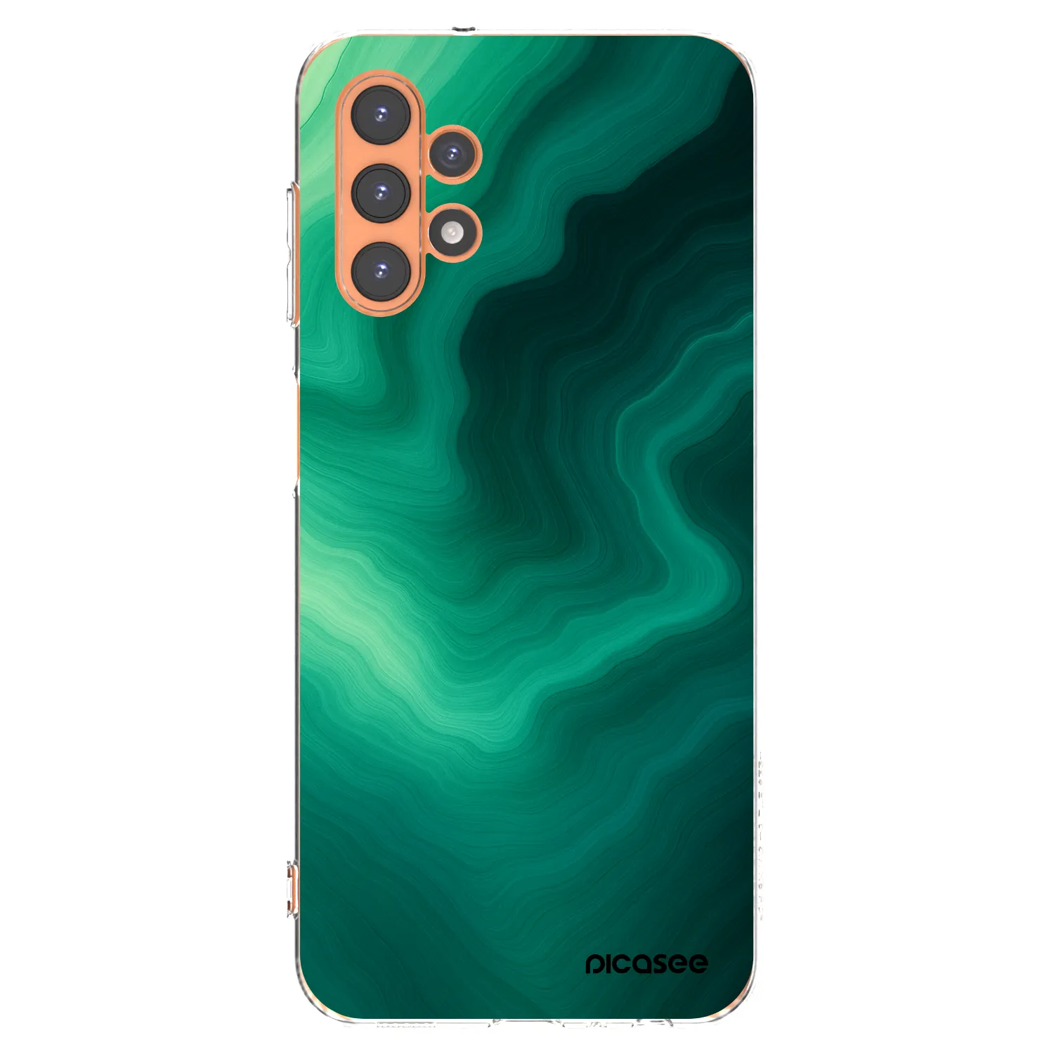 Picasee silikonowe przeźroczyste etui na Samsung Galaxy A13 5G - Malachite