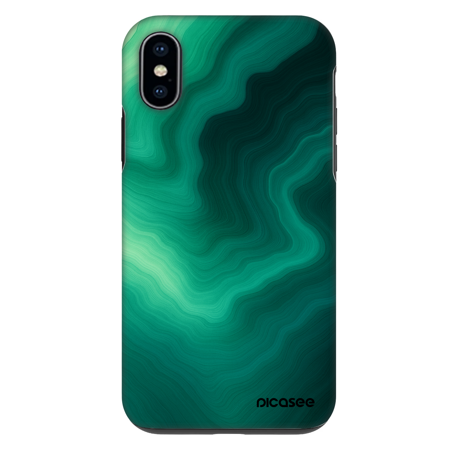 Picasee Fashion Case na Apple iPhone X/XS - Malachite