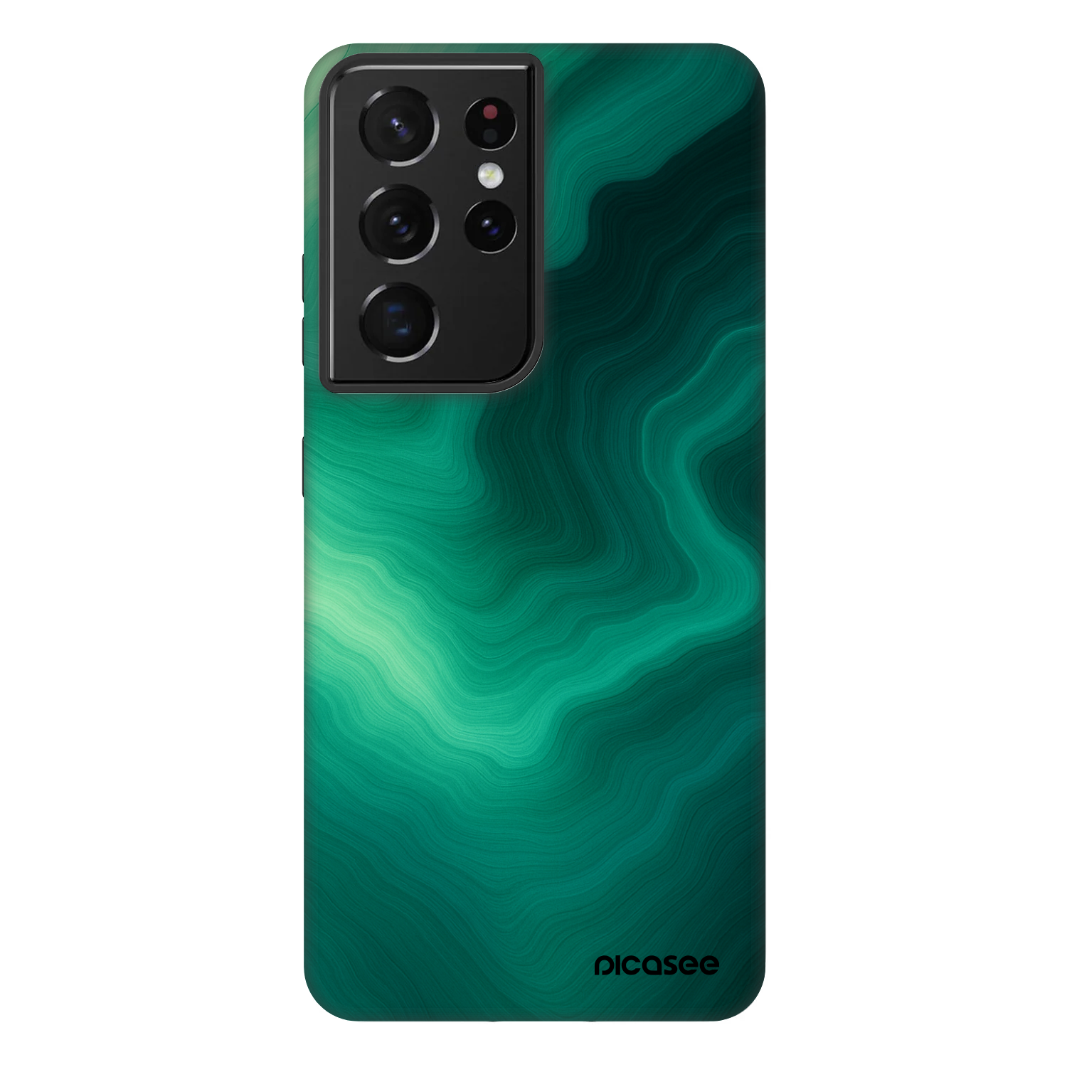 Picasee Fashion Case na Samsung Galaxy S21 Ultra 5G G998B - Malachite