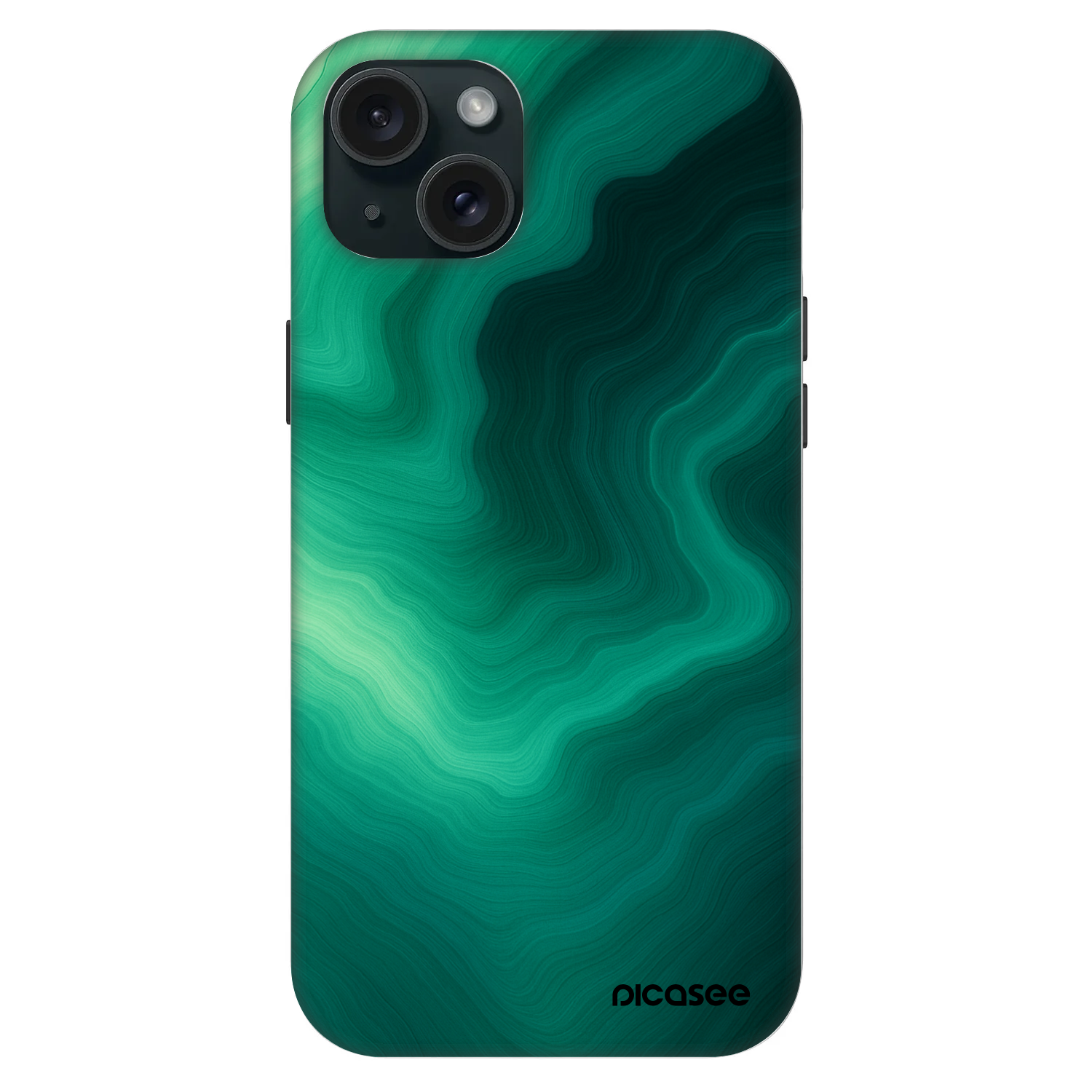 Picasee Fashion Case MagSafe na Apple iPhone 15 Plus - Malachite