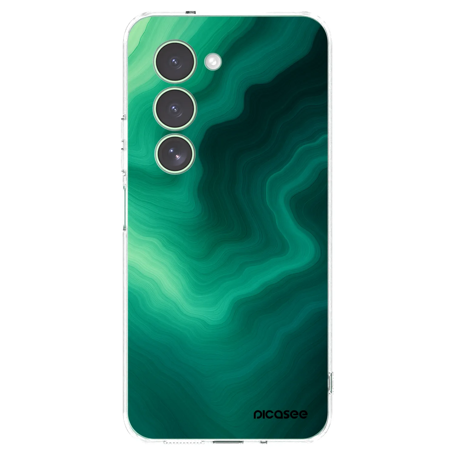 Picasee silikonowe przeźroczyste etui na Xiaomi Redmi 15 5G - Malachite