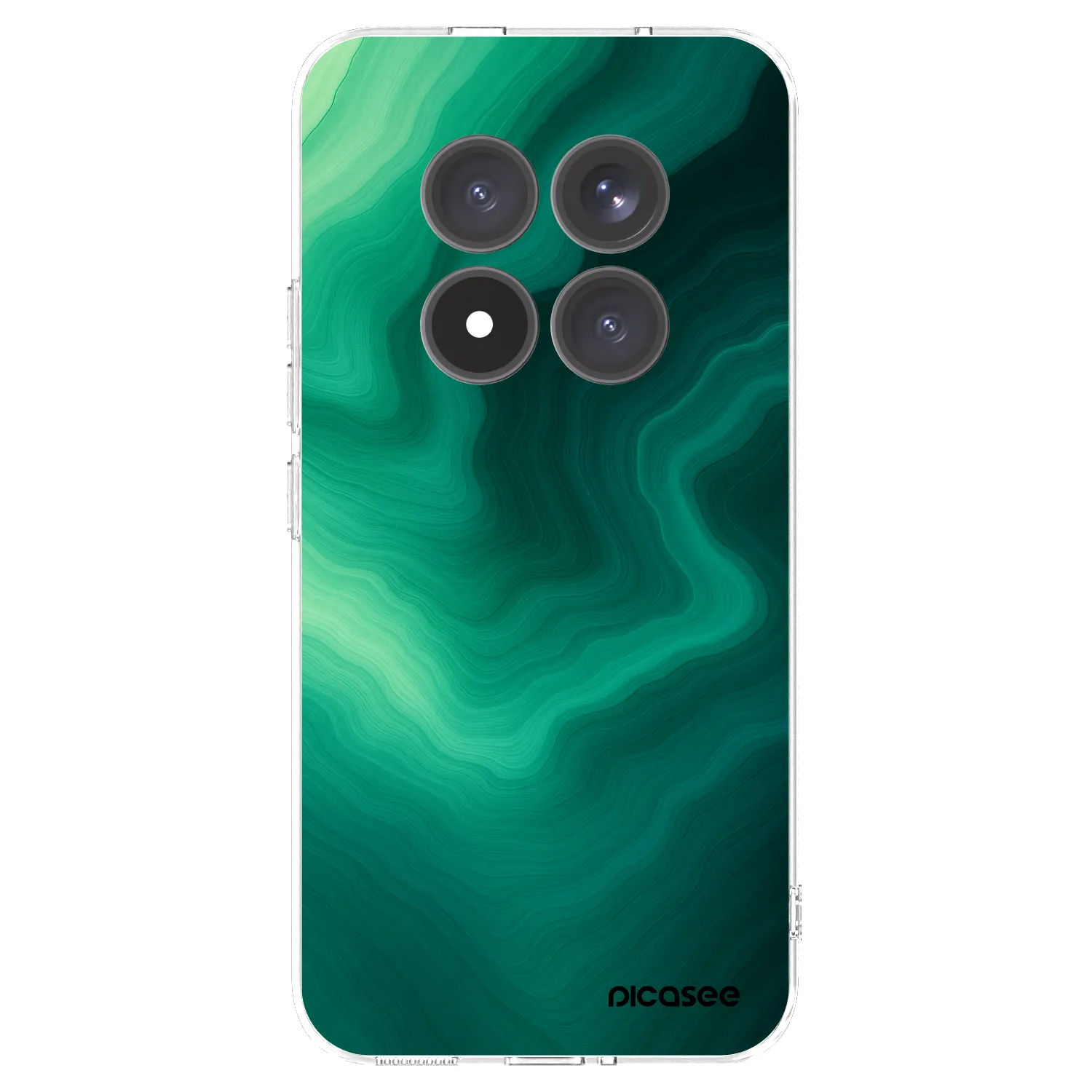Picasee silikonowe przeźroczyste etui na Xiaomi Redmi Note 15 Pro+ - Malachite