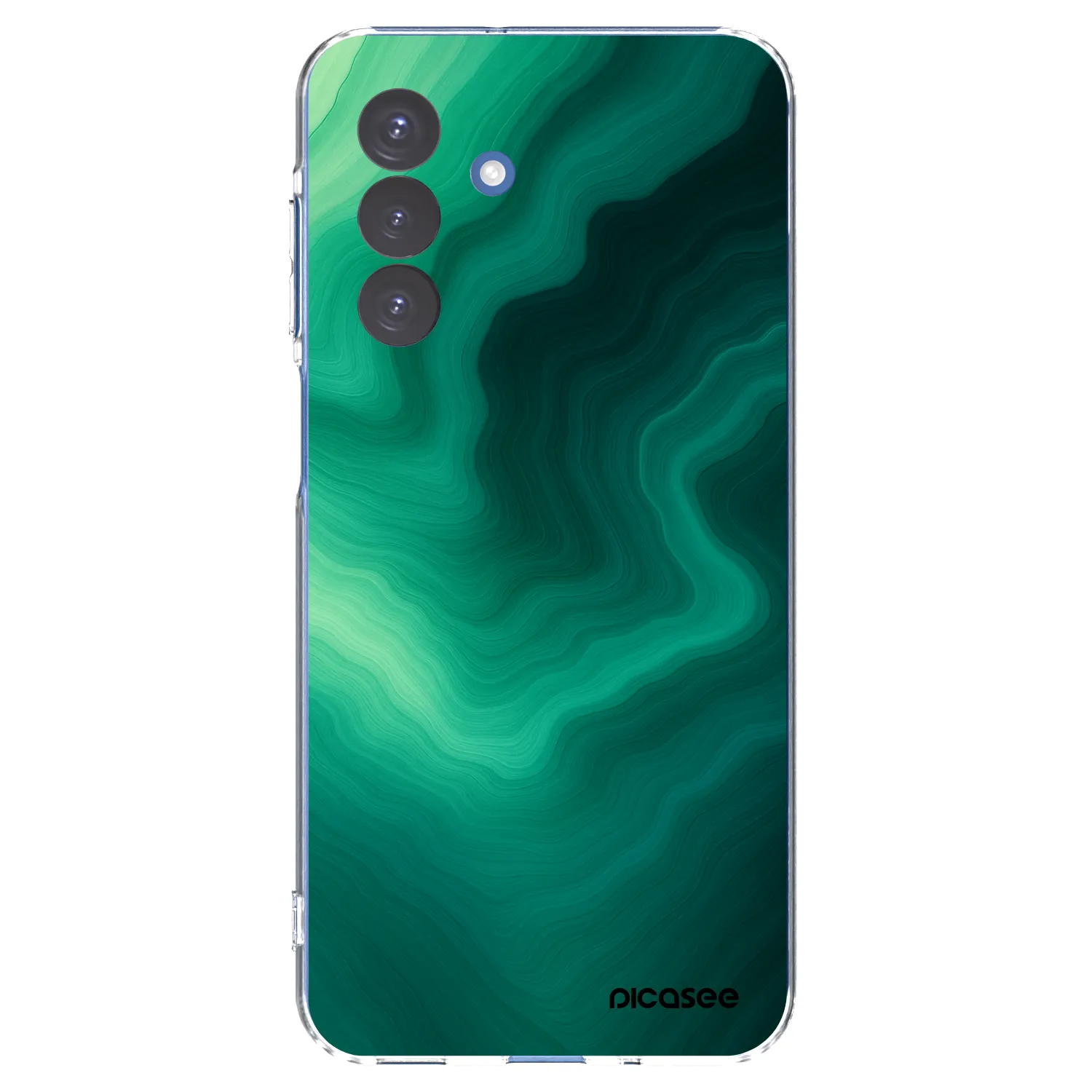 Picasee silikonowe przeźroczyste etui na Samsung Galaxy A17 5G - Malachite