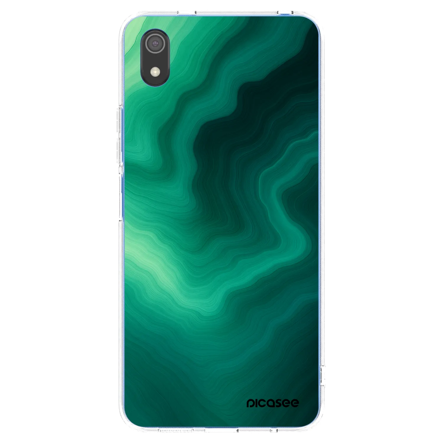 Picasee silikonowe przeźroczyste etui na Xiaomi Redmi 7A - Malachite