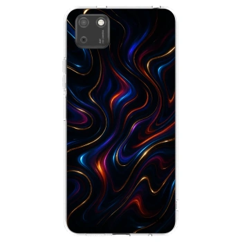 Picasee silikonowe przeźroczyste etui na Huawei Y5P - Noir