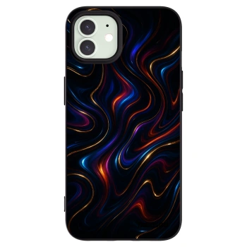 Picasee silikonowe czarne etui na Apple iPhone 12 - Noir