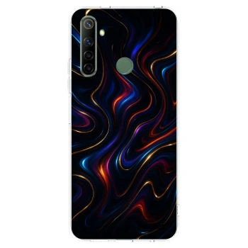 Picasee silikonowe przeźroczyste etui na Realme 6i - Noir