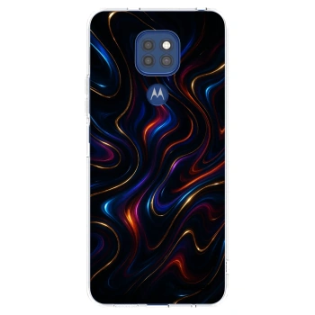Picasee silikonowe przeźroczyste etui na Motorola Moto G9 Play - Noir