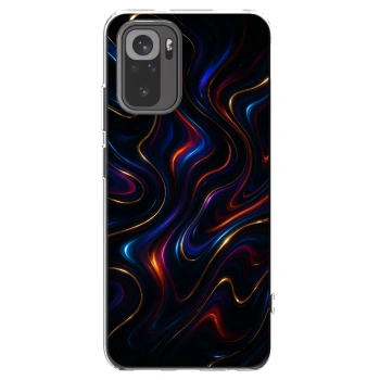Picasee silikonowe przeźroczyste etui na Xiaomi Redmi Note 10 - Noir