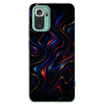 Picasee silikonowe przeźroczyste etui na Xiaomi Redmi Note 10 Pro - Noir