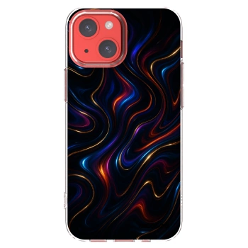 Picasee silikonowe przeźroczyste etui na Apple iPhone 13 mini - Noir