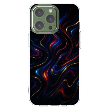 Picasee silikonowe przeźroczyste etui na Apple iPhone 13 Pro - Noir