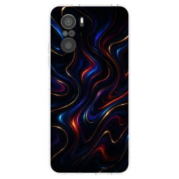 Picasee silikonowe przeźroczyste etui na Xiaomi Poco F3 - Noir