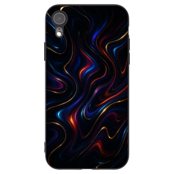 Picasee silikonowe czarne etui na Apple iPhone XR - Noir