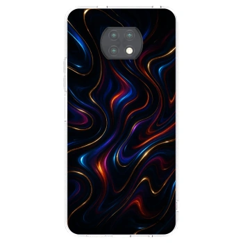 Picasee silikonowe przeźroczyste etui na Xiaomi Redmi Note 9T - Noir