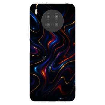 Picasee silikonowe przeźroczyste etui na Huawei Nova 8i - Noir