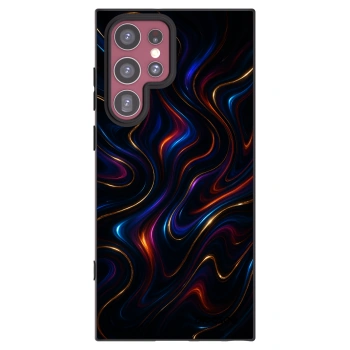 Picasee silikonowe czarne etui na Samsung Galaxy S22 Ultra 5G - Noir