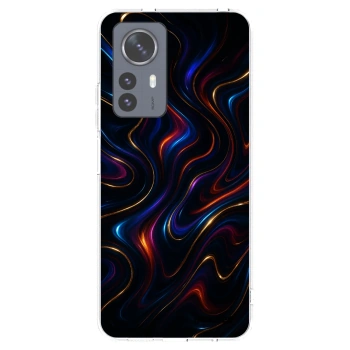 Picasee silikonowe przeźroczyste etui na Xiaomi 12 Pro - Noir