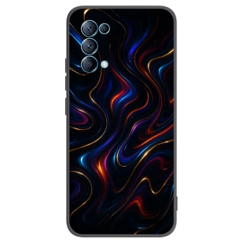 Picasee silikonowe czarne etui na OPPO Reno 5 5G - Noir