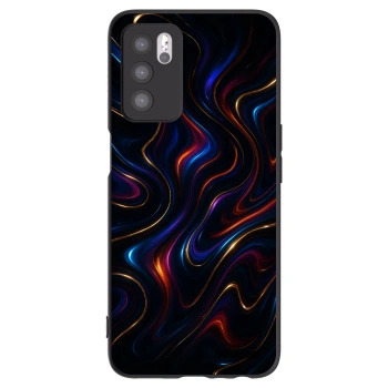 Picasee silikonowe czarne etui na OPPO A16s - Noir