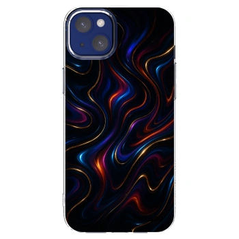 Picasee silikonowe przeźroczyste etui na Apple iPhone 14 Plus - Noir