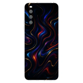 Picasee silikonowe przeźroczyste etui na Sony Xperia 10 IV 5G - Noir