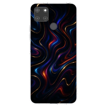 Picasee silikonowe przeźroczyste etui na Realme C21Y - Noir
